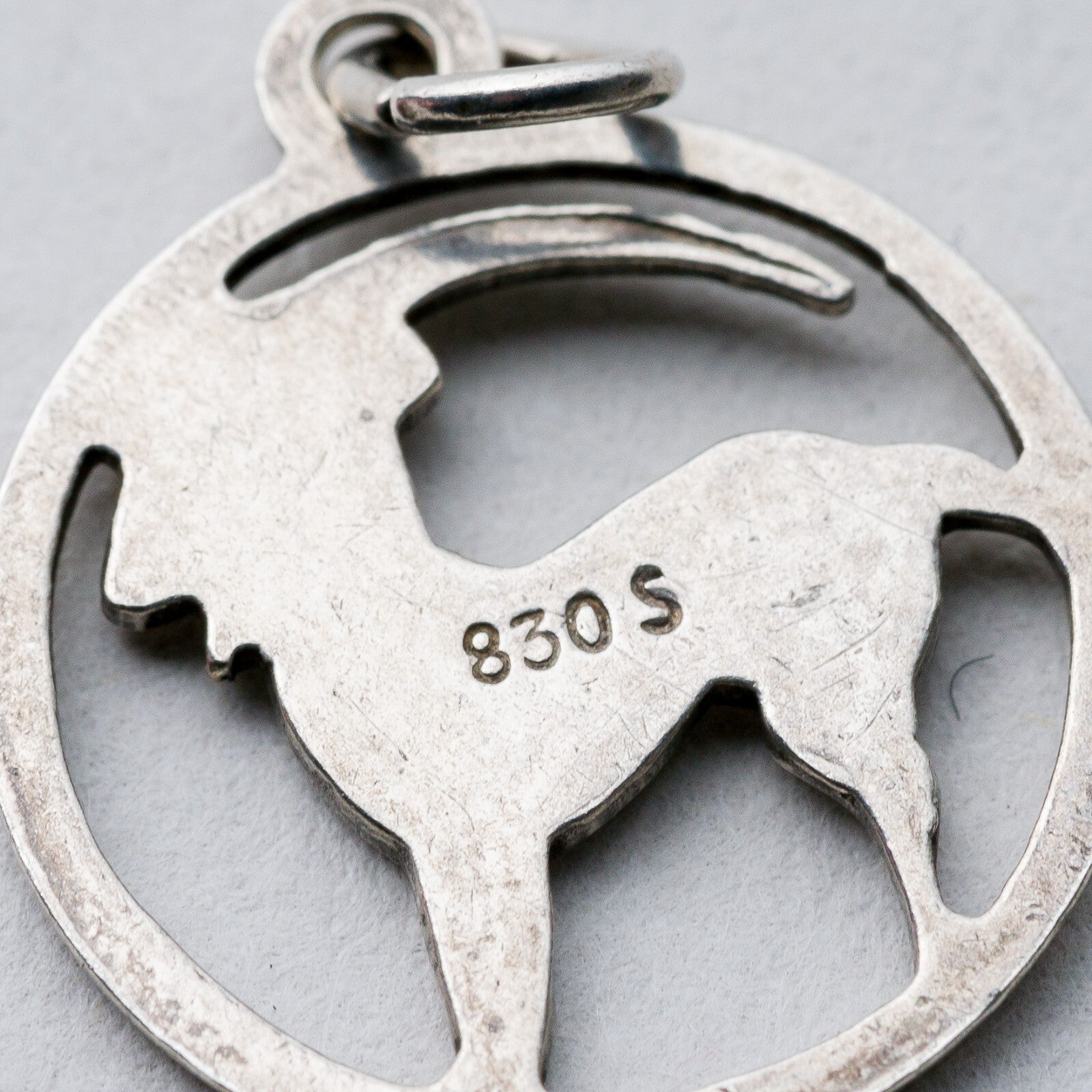Anhänger Silber 830 Steinbock 2 cm 0,91 g2
