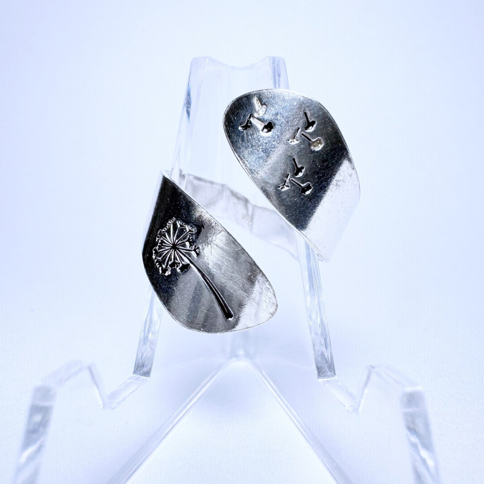 Ring 925er Silber Größe 57 Gräser Pollenflug 3,21g0