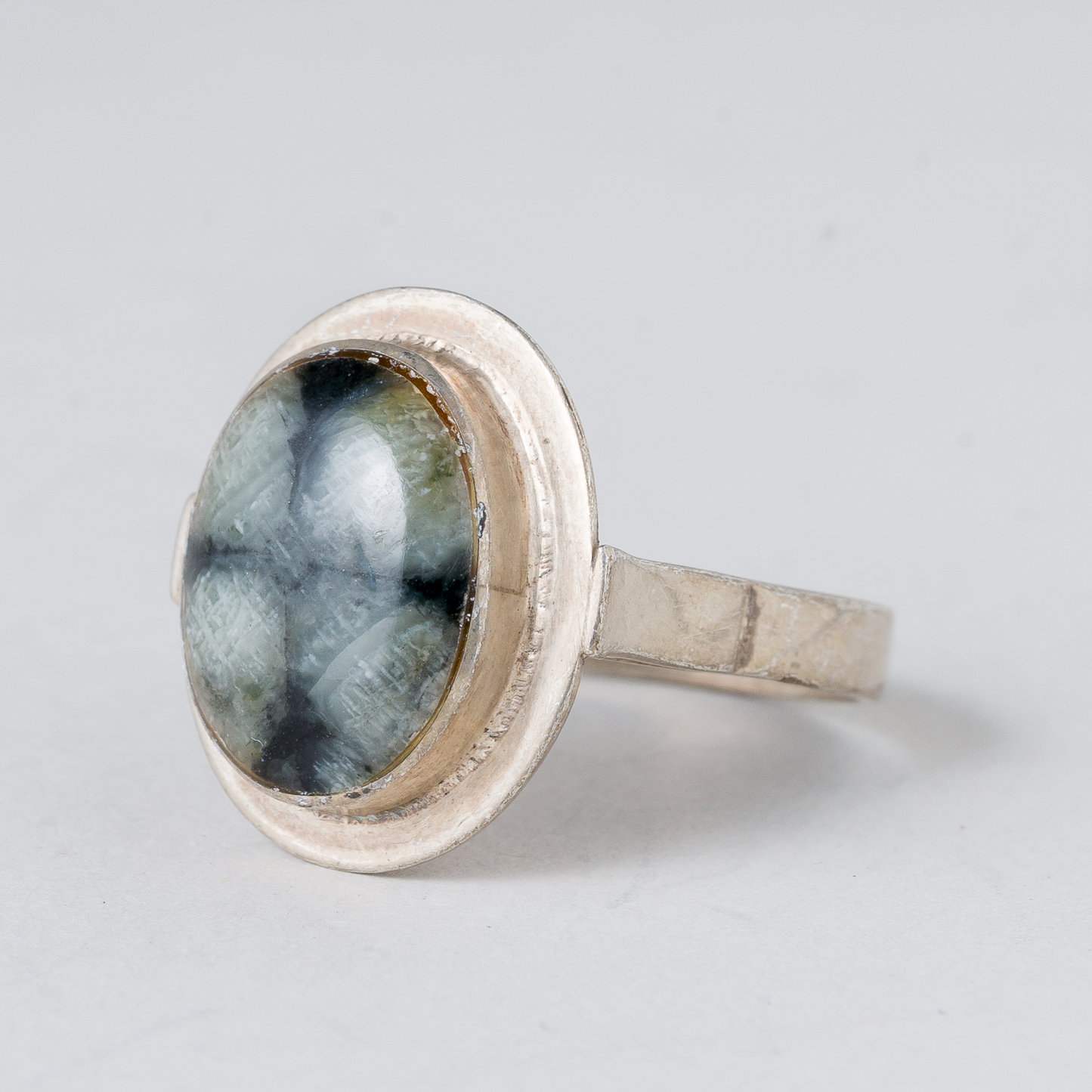 Ring Stein Silber 5,41 g Größe 57 (18,1 mm Ø)0