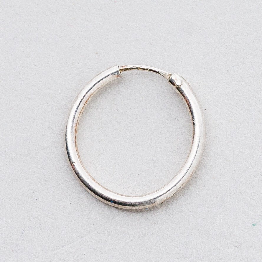 Einzelner Ohrring Creole Silber 0,38 g0