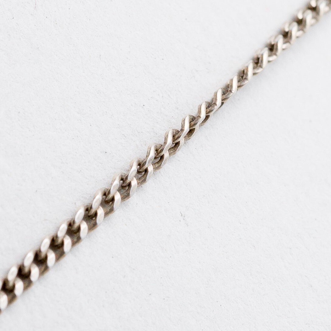 Silber Halskette 925 Panzerkette 1,7 mm 40 cm 2,89 g2