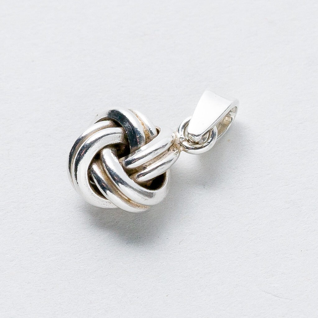 Anhänger 835 Silber Knoten 1,4 cm 1,32 g3