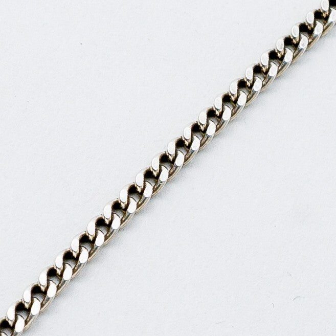 Silber Armband 18,5 cm 835 Panzerkette 2,56 g0
