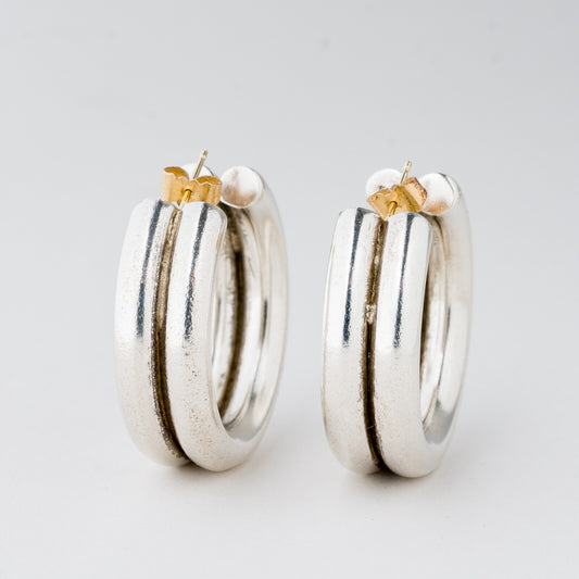 Silber Ohrringe Creolen 800 16,01 g0