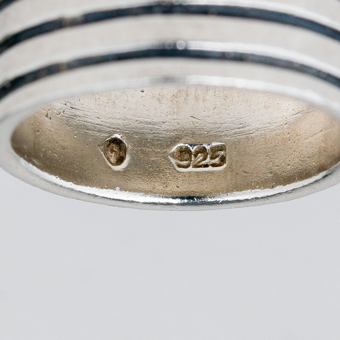 Silber Ring 925 Größe 53 (16,8 mm Ø) 5,32 g6