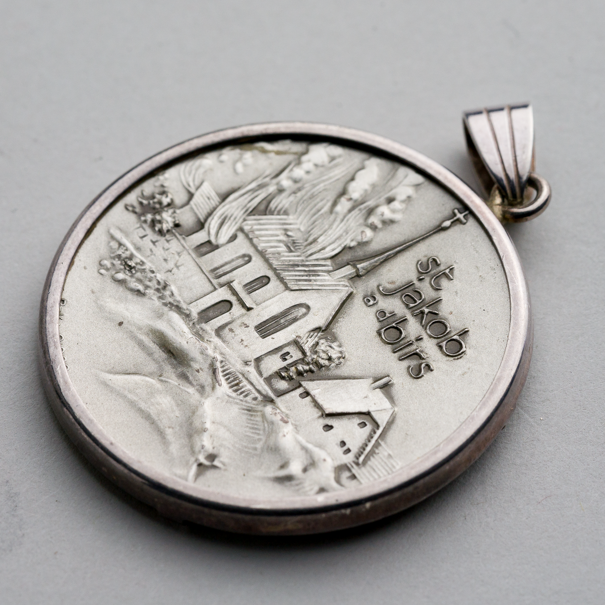 Anhänger Schlacht St. Jakob a d Birs Medaille 1969 925er Silber 21,86 g2