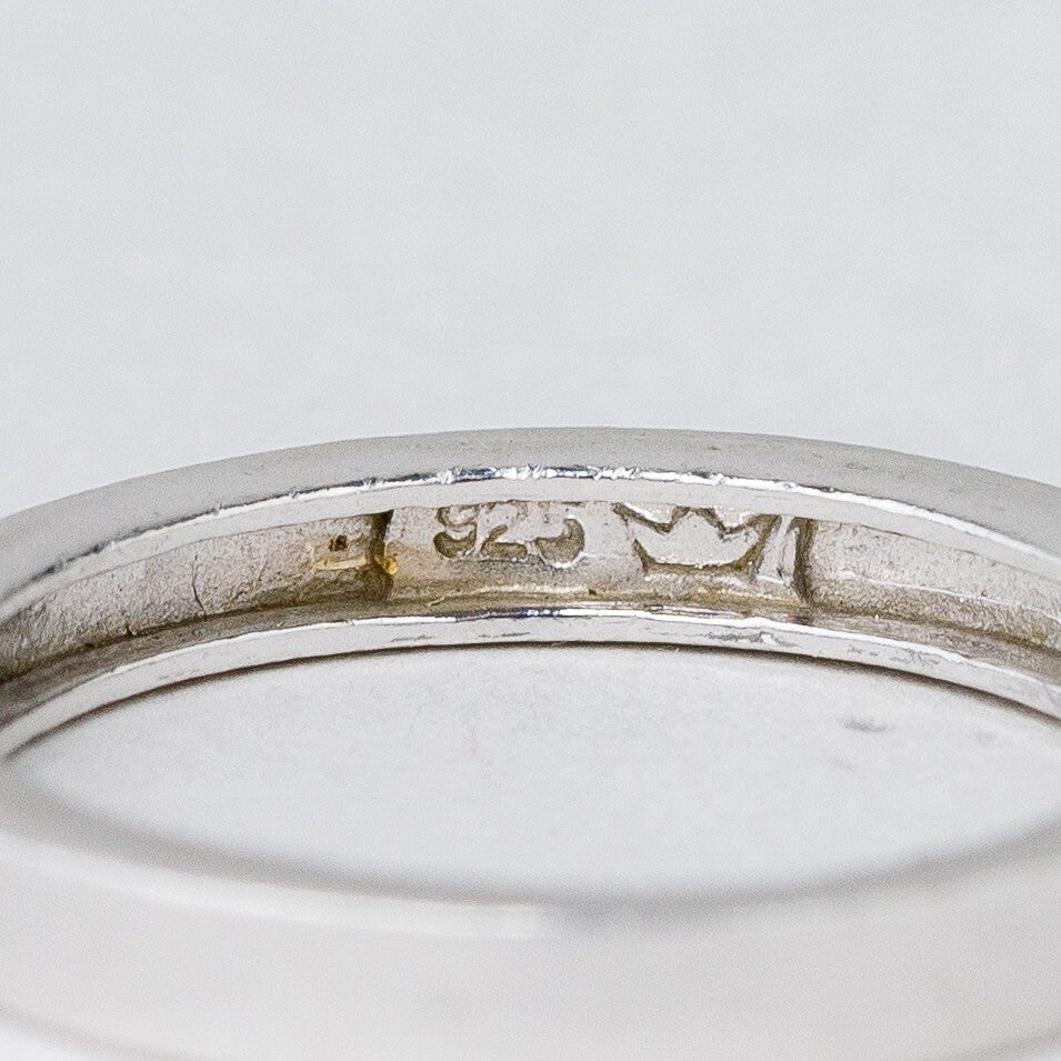 Silber Ring 925 Größe 53 (16,8 mm Ø) 1,69 g6
