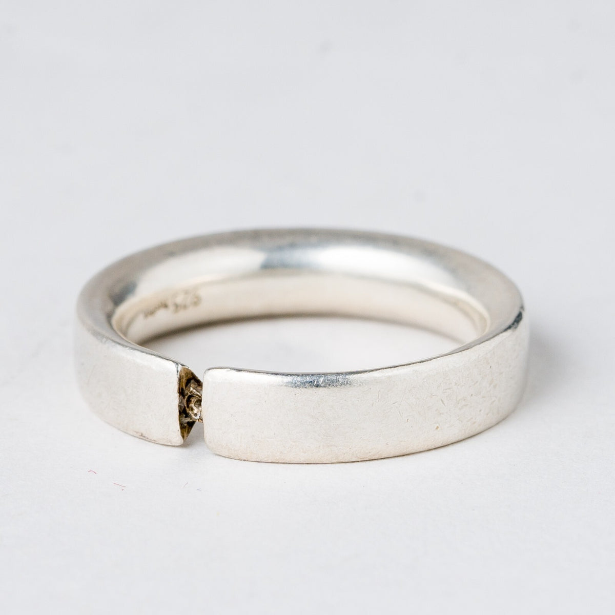 Silber Ring 925 ohne Stein Größe 54 (17,2 mm Ø) 5,45 g4