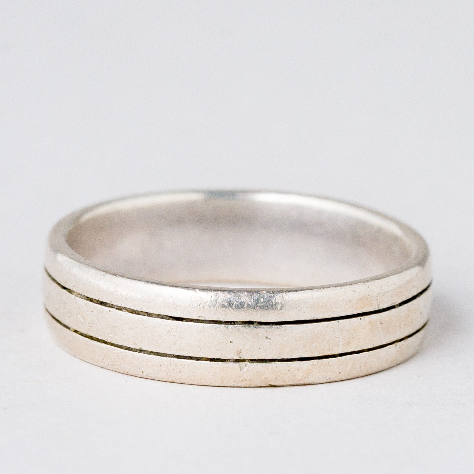 Ring 4,49 g 925er Silber Größe 58 (18,4 mm Ø)2