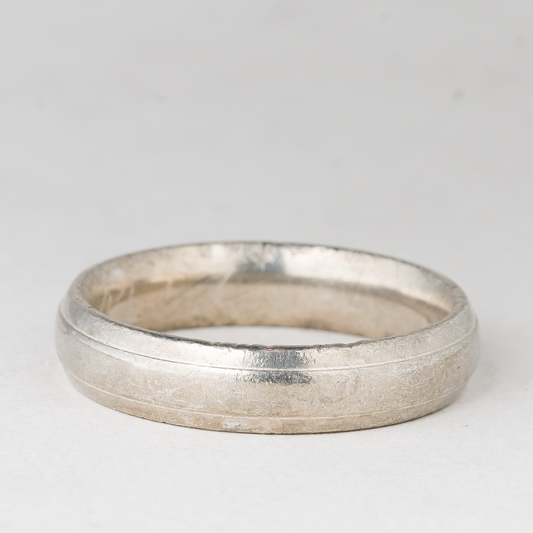 Ring Gravur innen 925er Silber 5,7 g Größe 61 (19,4 mm Ø)0