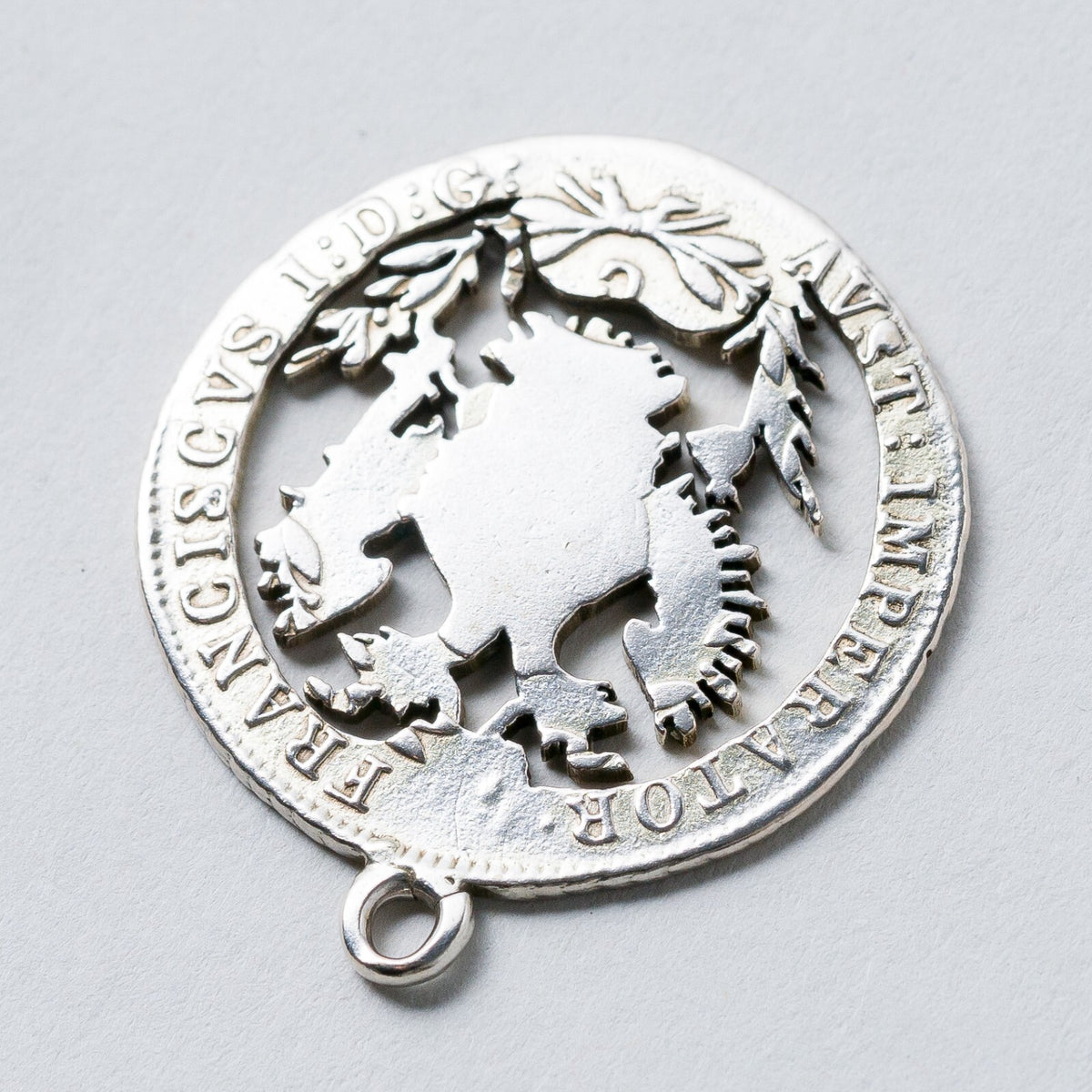 Anhänger Silber 20 Kreuzer 1815 3,1 cm 4,8 g6