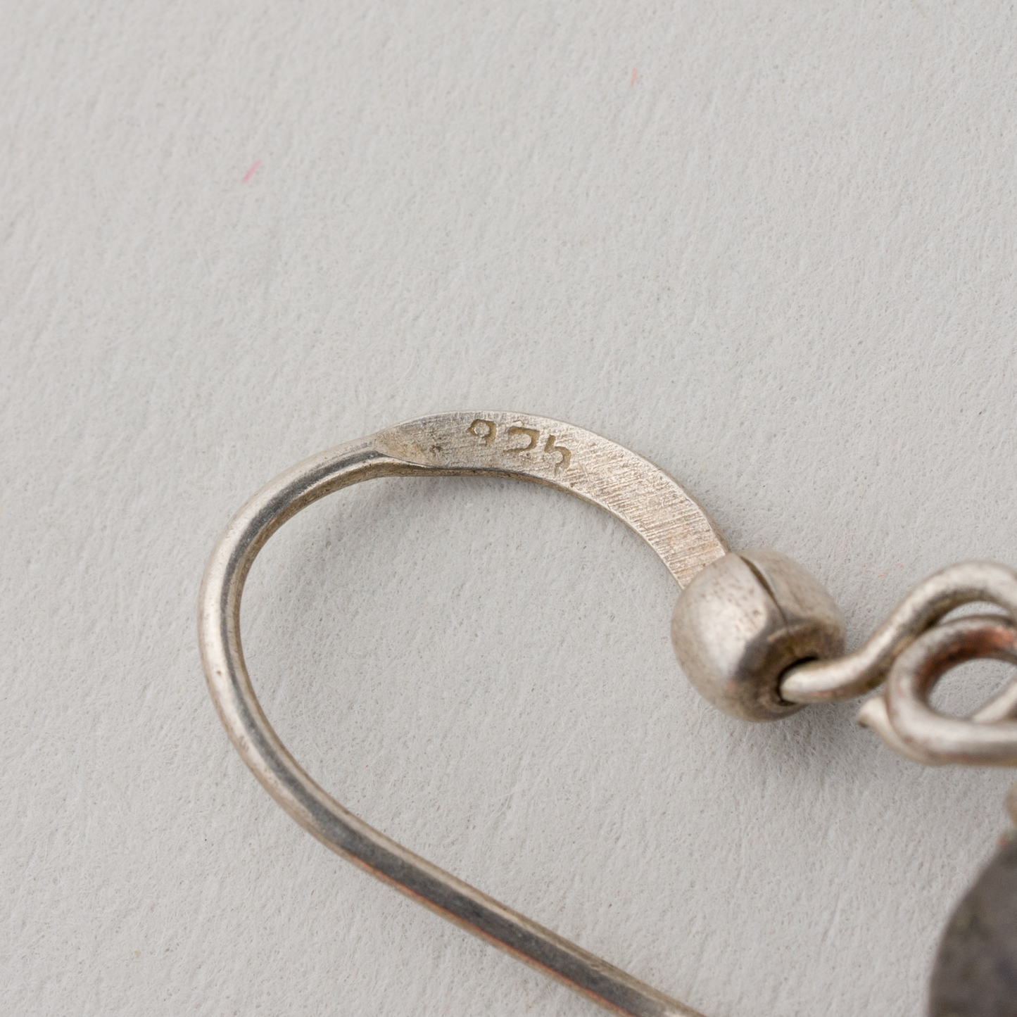 Silberohrring 925er Silber 3g Mit Stein 2,5 cm3