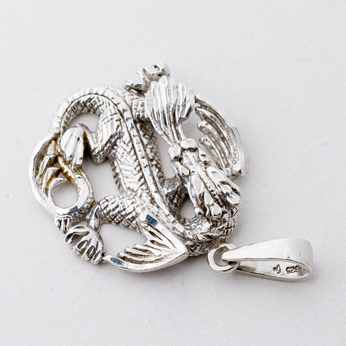 Anhänger Silber 925 Drache 3,7 cm 5,7 g1