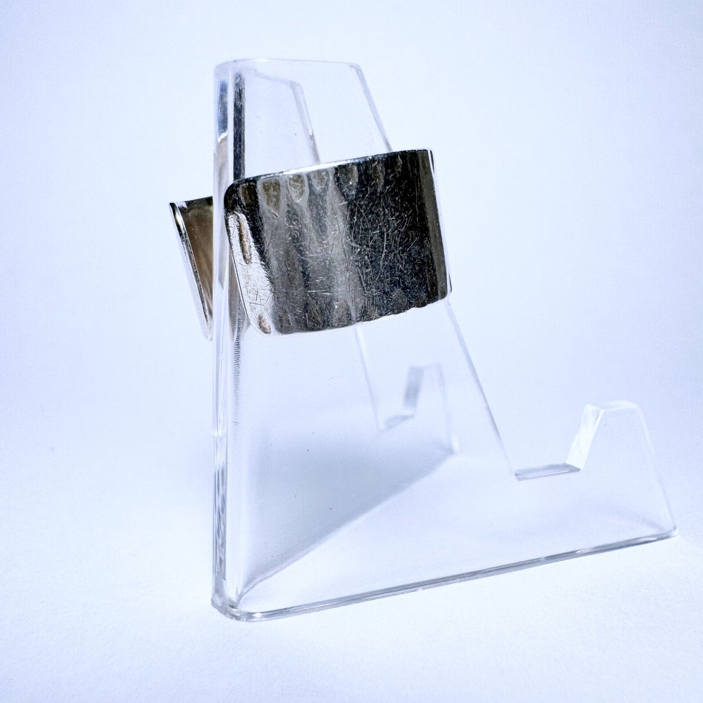 Ring 835er Silber Größe 55 mit Hammerschlag Dekor 3,11g4