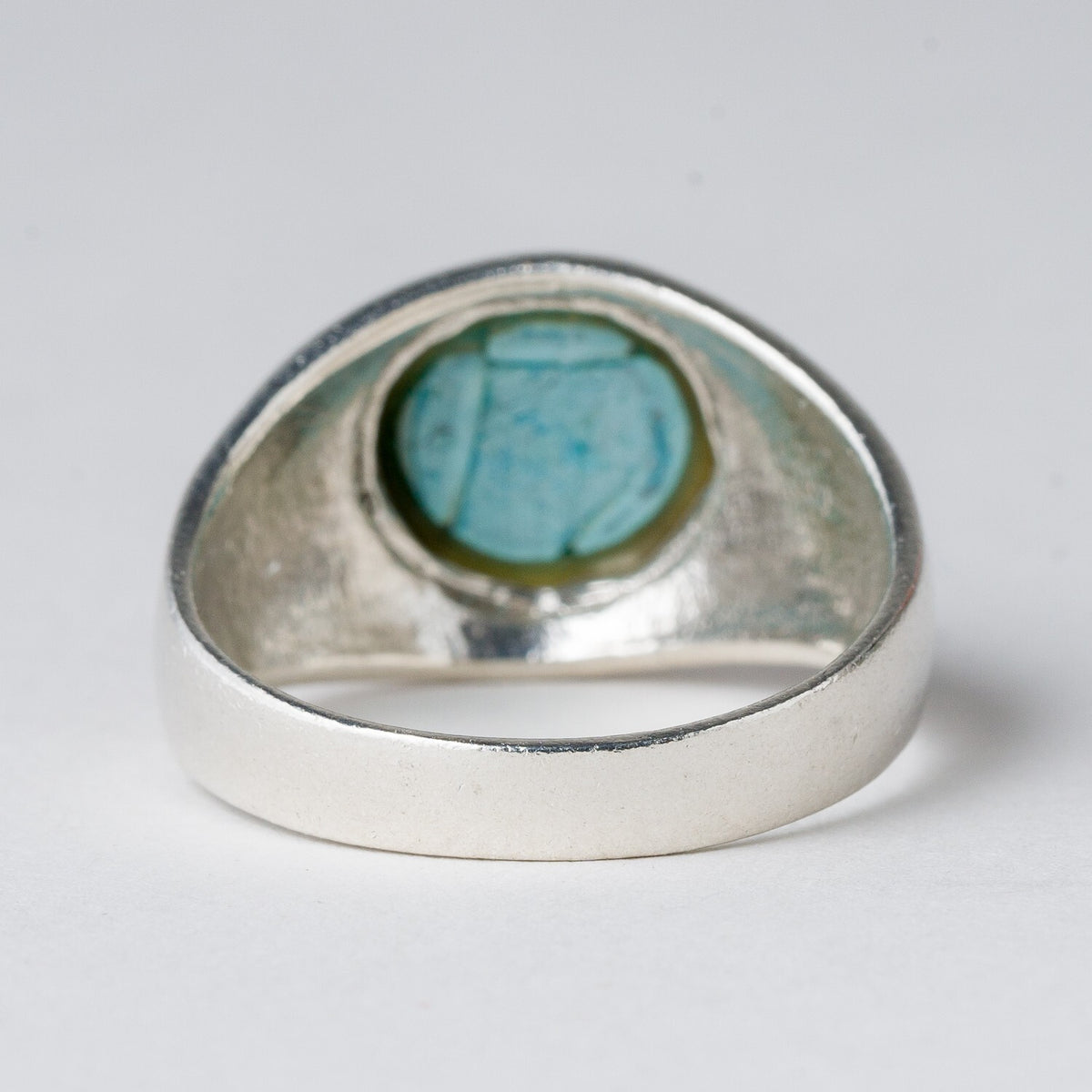 Silber Ring 925 Türkis Größe 64 (20,3 mm Ø) 5,8 g3