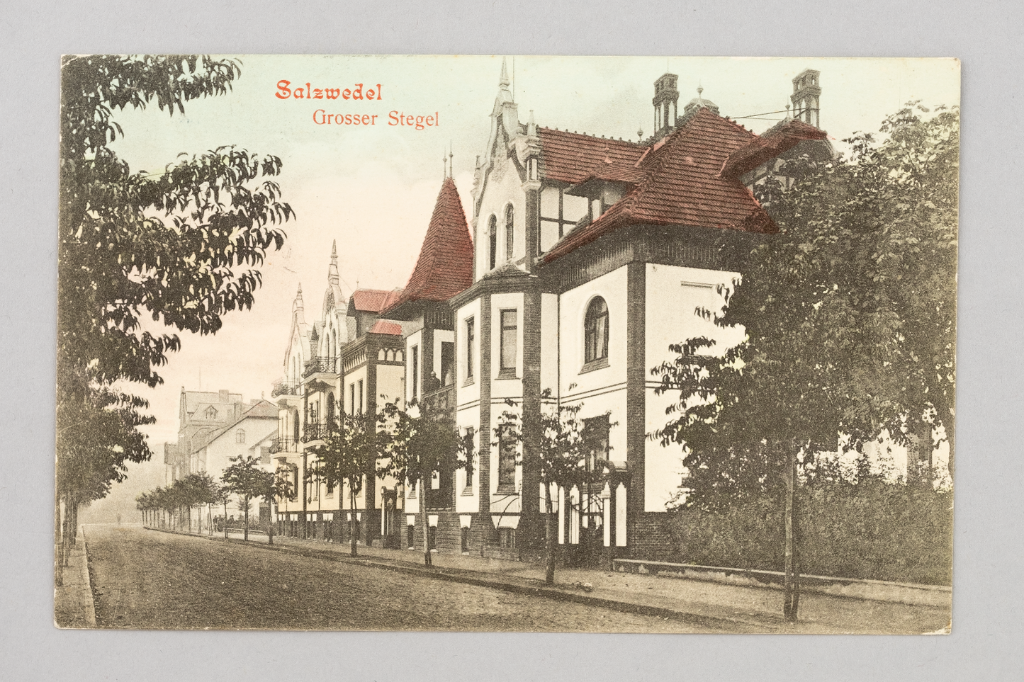 Ansichtskarte Salzwedel Großer Stegel 19080