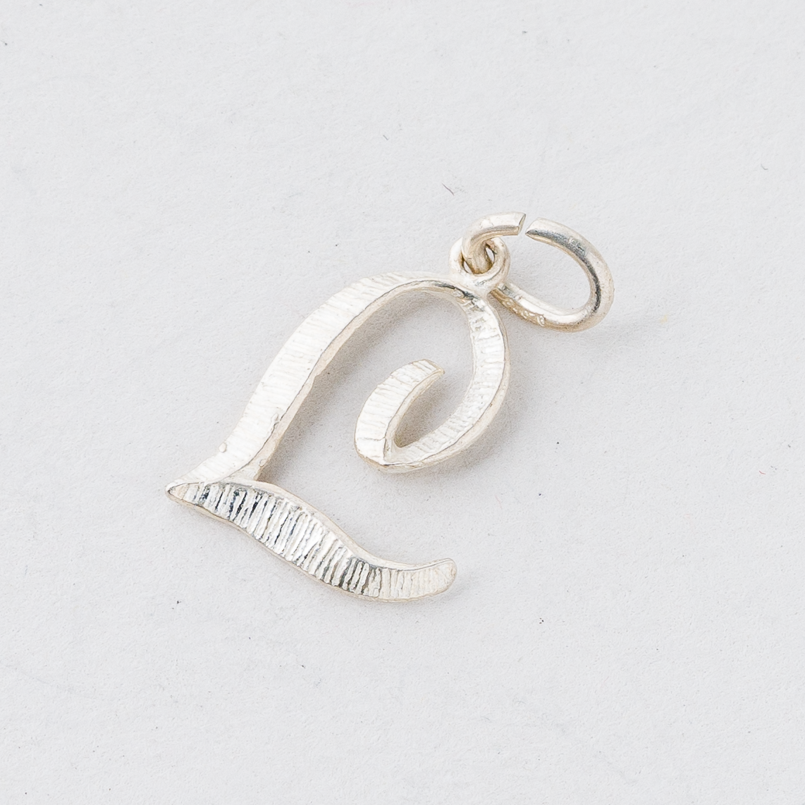 Anhänger "L" 925er Silber 0,5 g 2 cm0