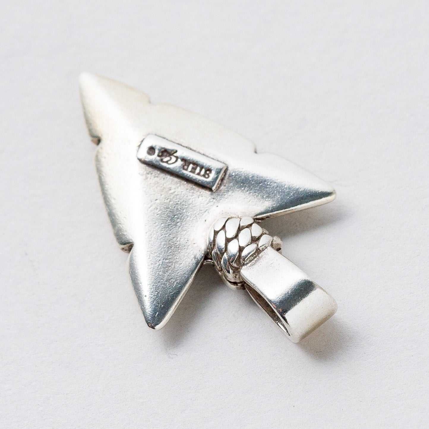 Silber Anhänger Kettenanhänger 925 Pfeilspitze Bunter Stein 3,1 cm 5,42 g4