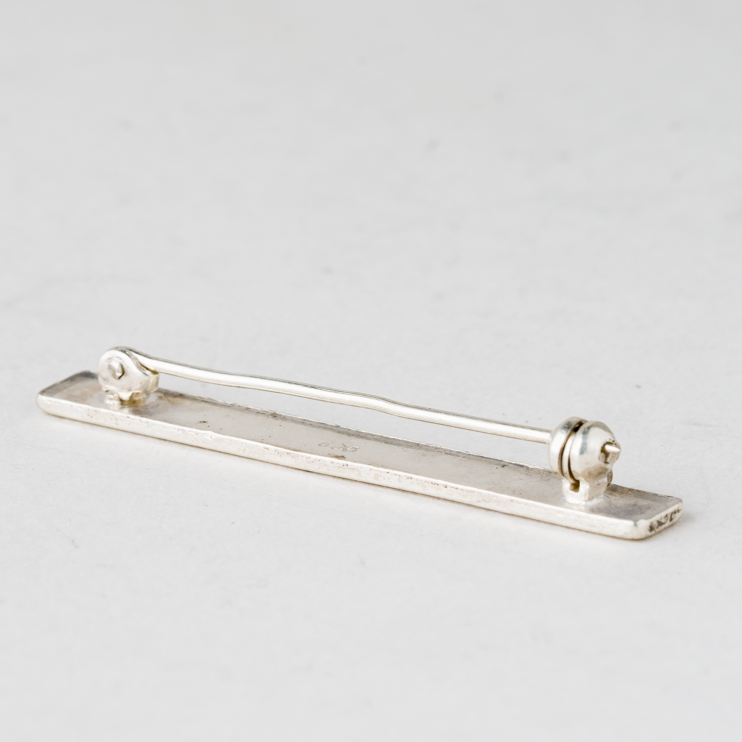 Brosche 800er Silber 3,34 g 4,5 cm1