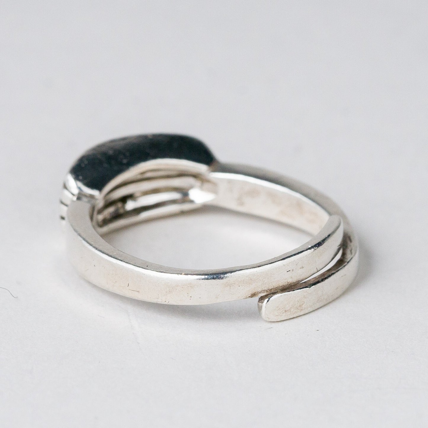 Silber Ring 925 Größe flexibel ca. 56 4,3 g2