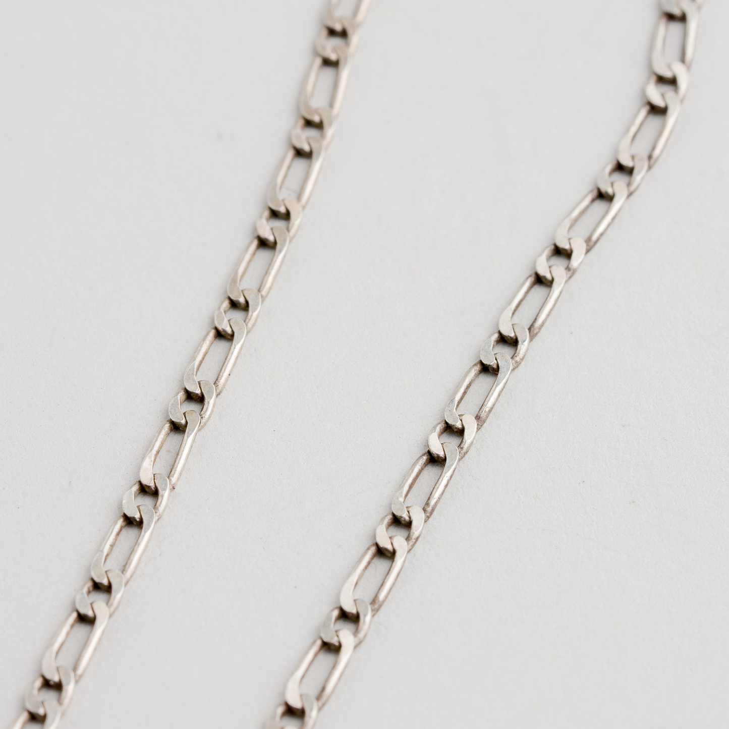 Silberkette 925er Silber 4g Figaro-Ankerkette 46 cm1