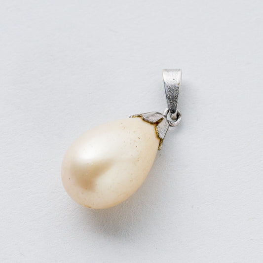 Anhänger 925 Silber Perle 2,6 cm 3,06 g0