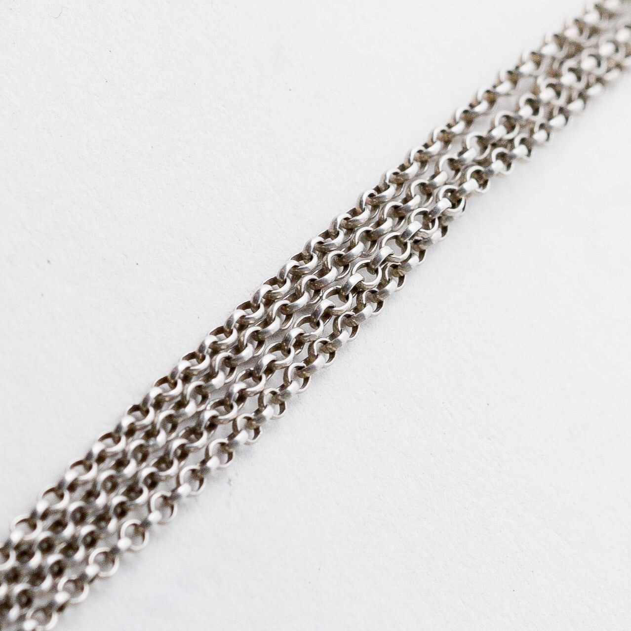 Silber Halskette Ankerkette 925 Silber 4 x 1,5 mm 45 cm 10,51 g1