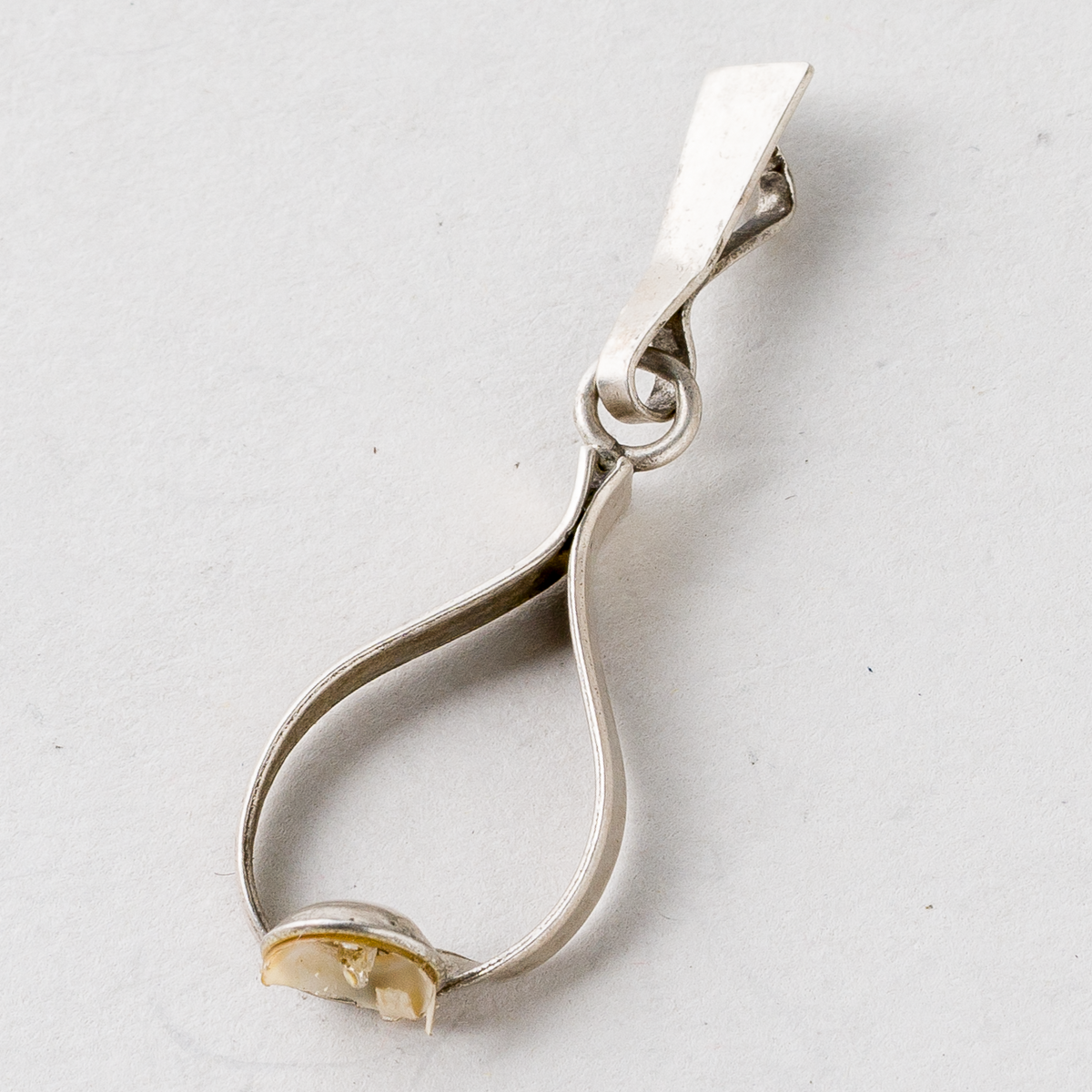 Anhänger ohne Perle 835er Silber 1,4 g 3,5 cm0