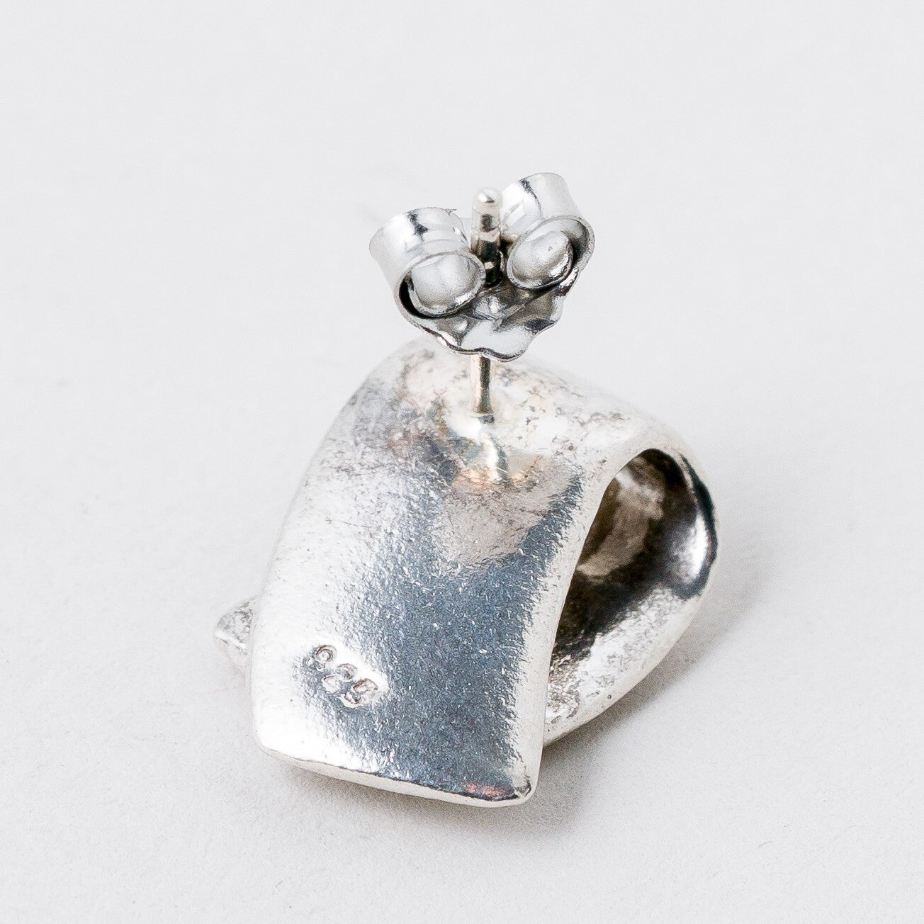 Silber Ohrringe Ohrstecker 925 Weiße Steine 6,84 g4