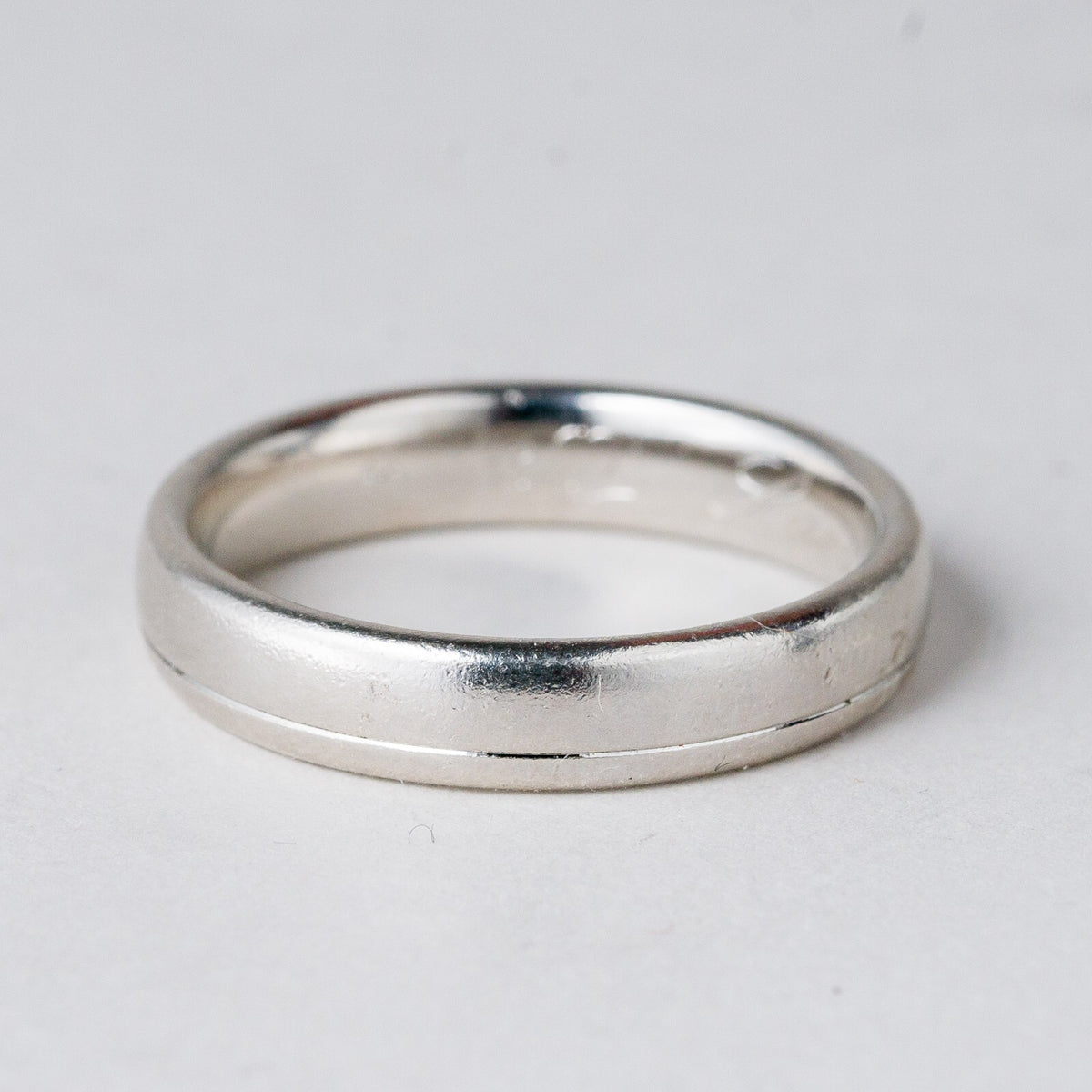 Silber Ring 925 Gravur innen Größe 66 (21,0 mm Ø) 6,44 g5