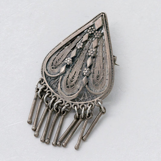 Silber Brosche Vintage 925 6,69 g0