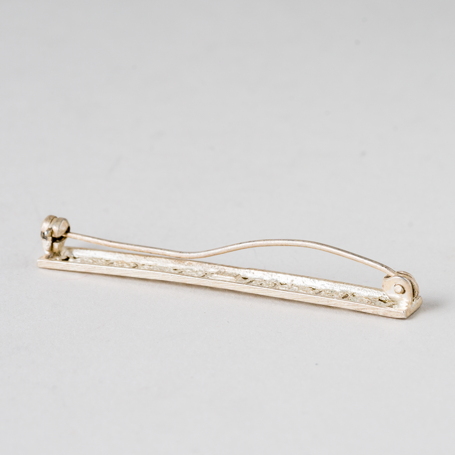 CNC: Brosche 835er Silber 1,94 g 4,5 cm1