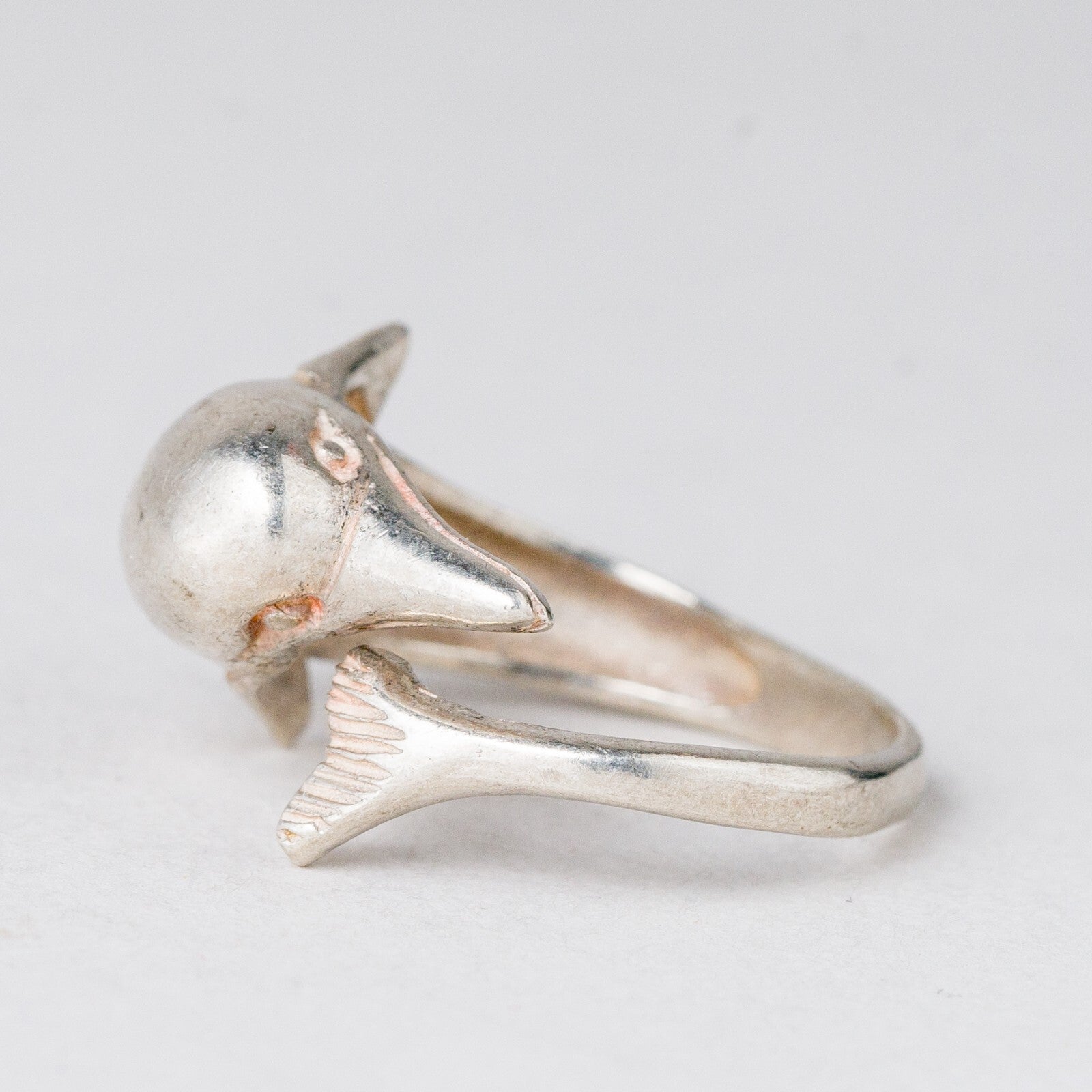 Ring Delfin 4,47 g 925er Silber Größe flexibel ca. 544