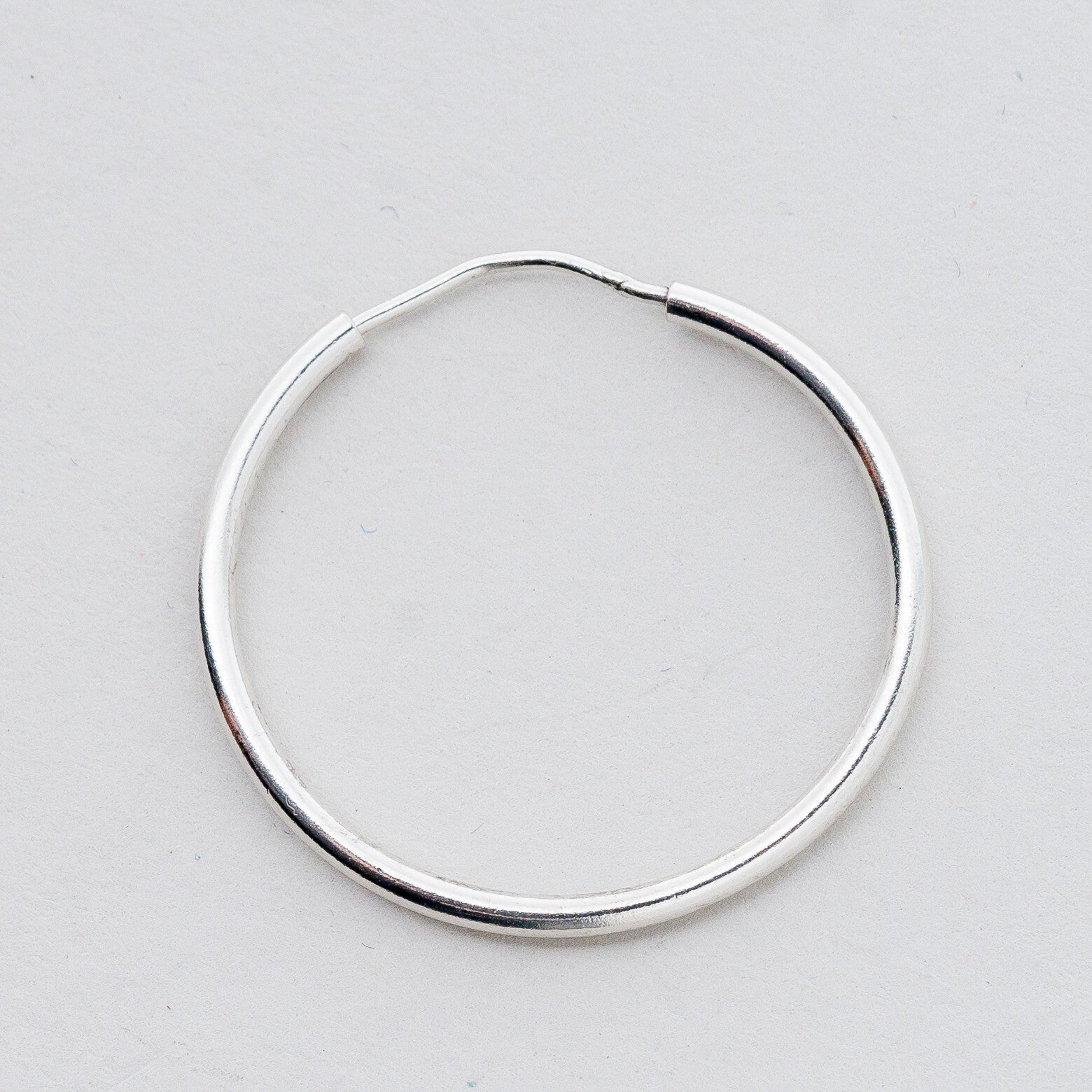Einzelner Ohrring Creole Silber 1,7 g3