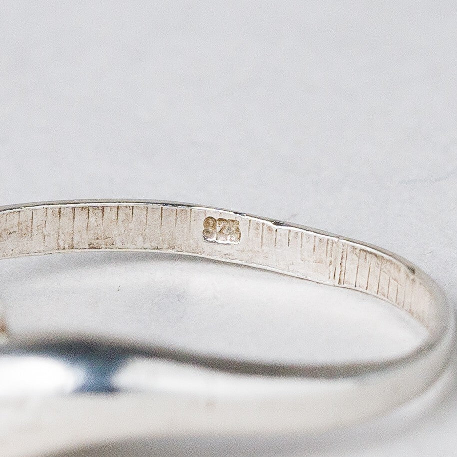 Silber Ring 925 Ohne Stein Größe 57 (18,1 mm Ø) 1,01 g6