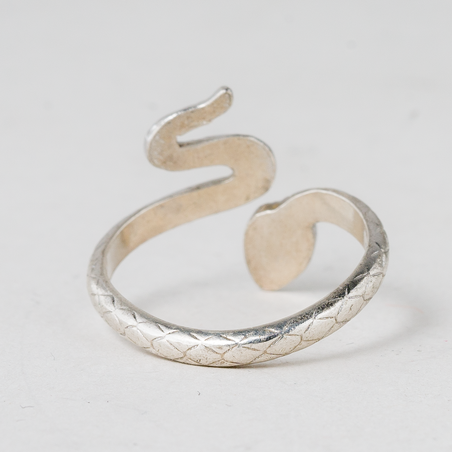 Ring Schlange 835er Silber 3,27 g Größe flexibel2