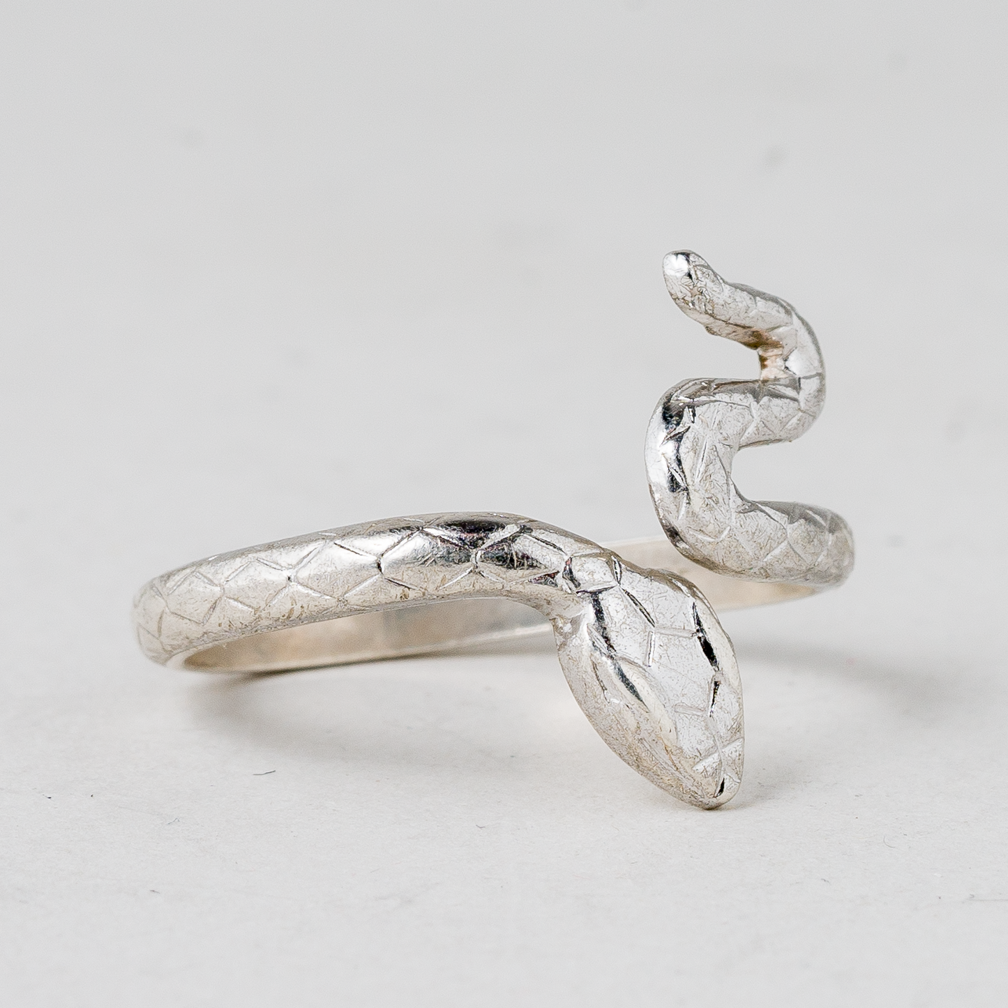 Ring Schlange 835er Silber 3,27 g Größe flexibel1