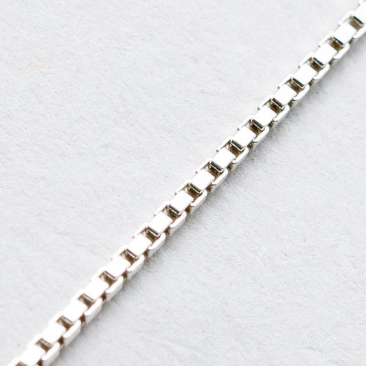 Silber Halskette 925 Venezianerkette 42 cm 0,9 mm 2,26 g0