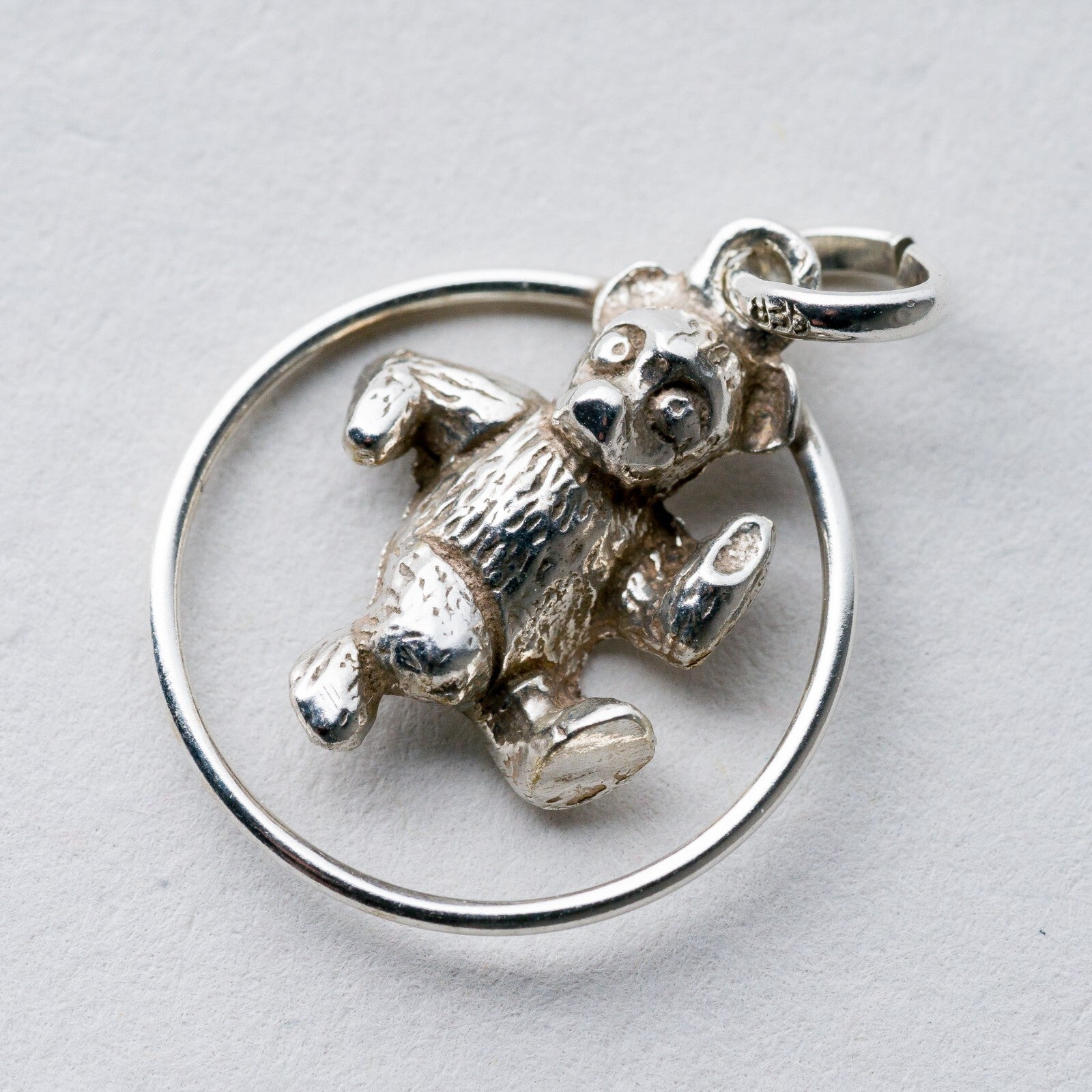 Anhänger Silber 835 Teddybär 2 cm 1,2 g2