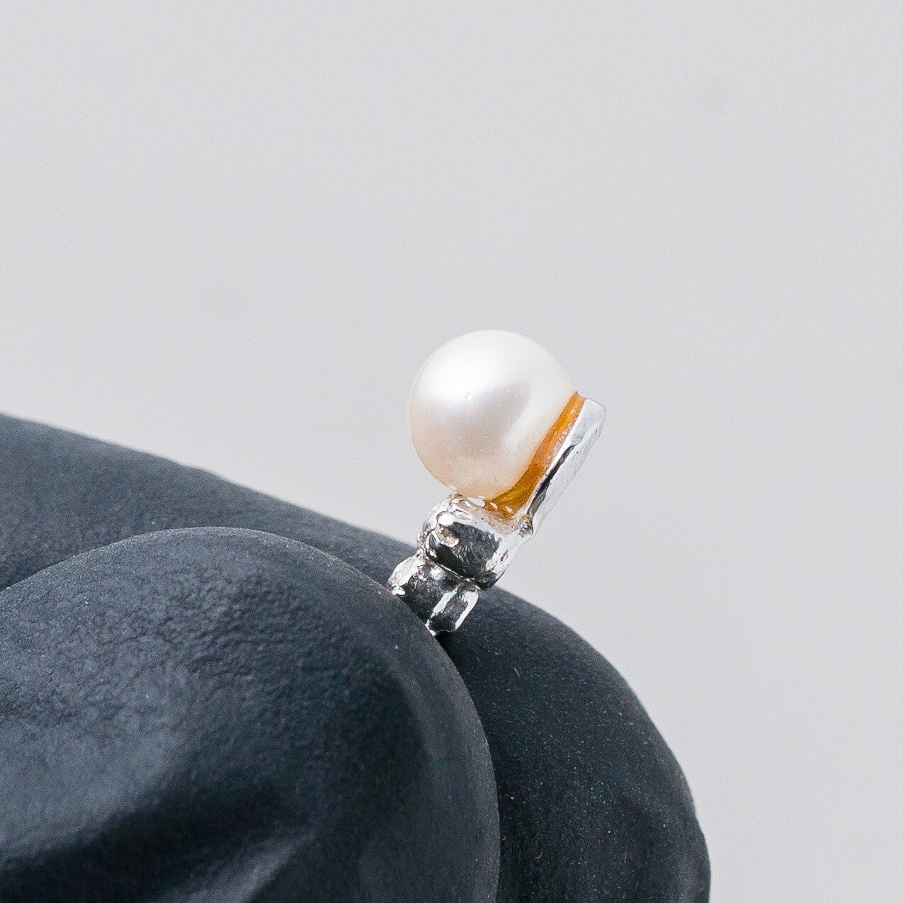 Silber Ohrringe Hängeohrring 925 Perlen 2,49 g6