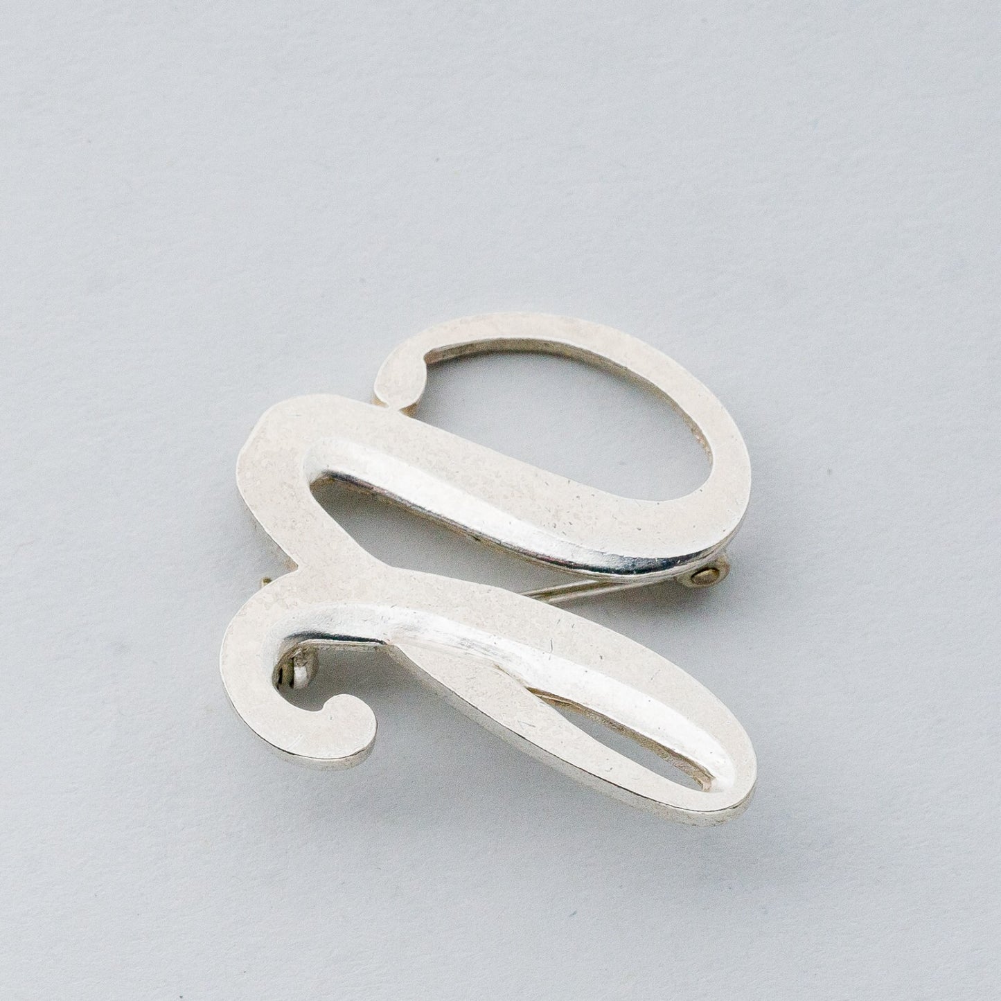 Silber Brosche Spange 925 "U" 5,11 g1