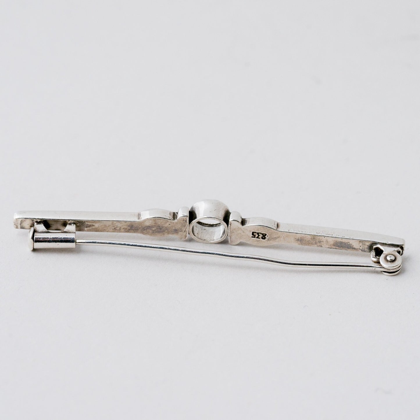 Silber Brosche 835 Ohne Stein 4,45 g3