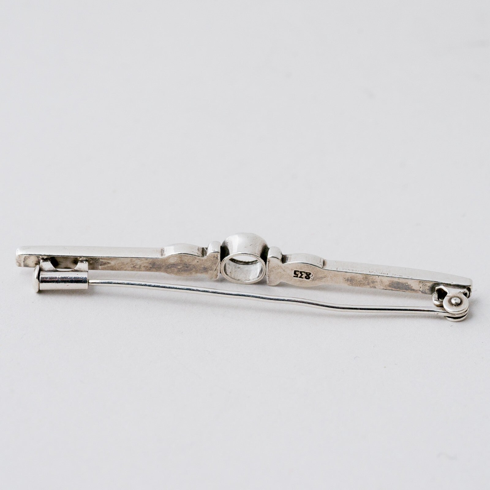 Silber Brosche 835 Ohne Stein 4,45 g3