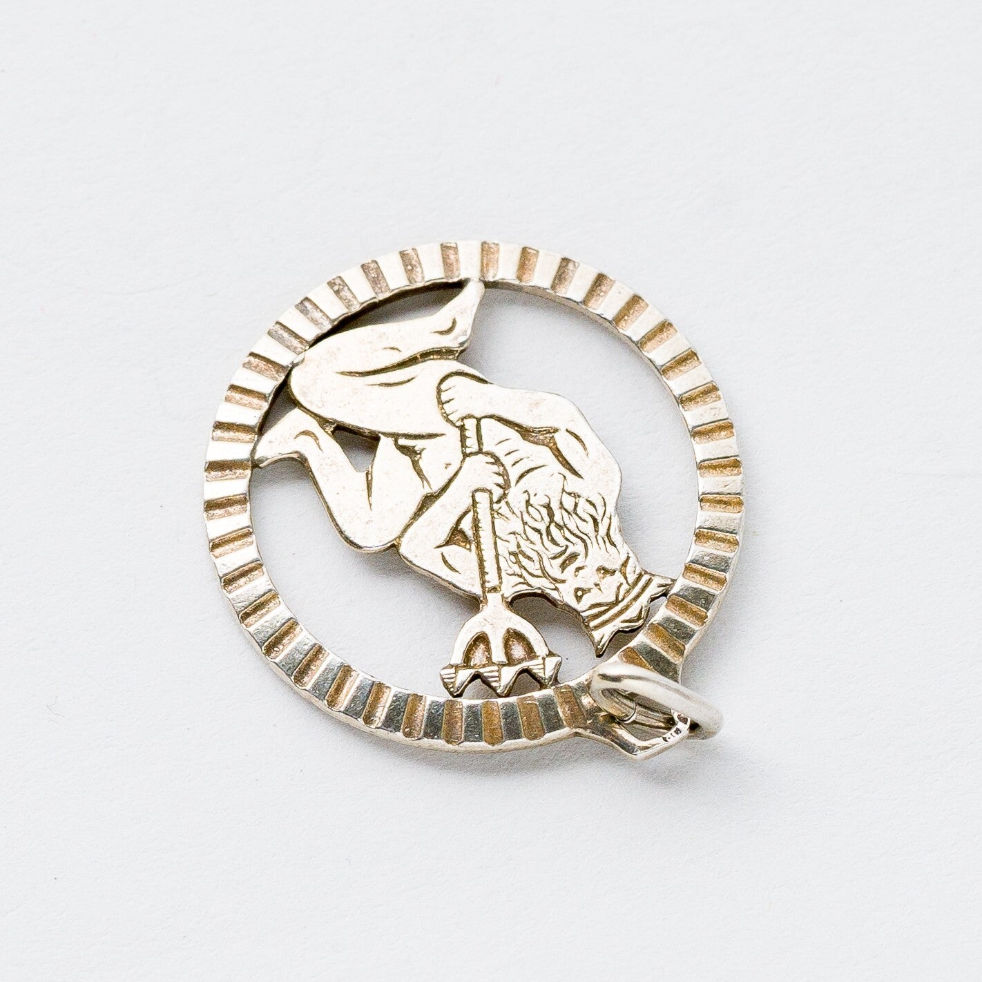 Anhänger Silber Sternzeichen Wassermann 2,8 cm 1,97 g1