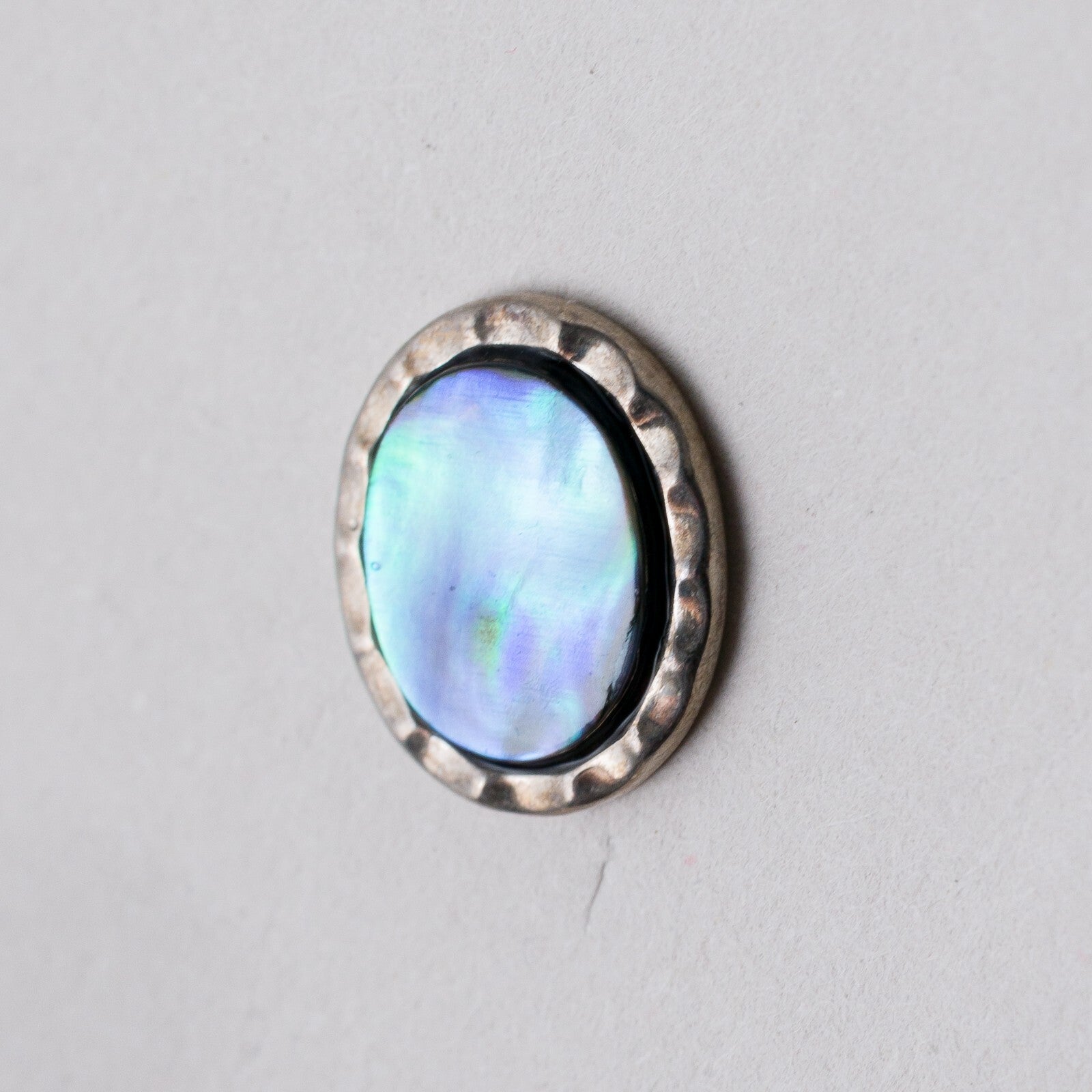 Einzelner Ohrring Ohrstecker Opal Silber 1,06 g0