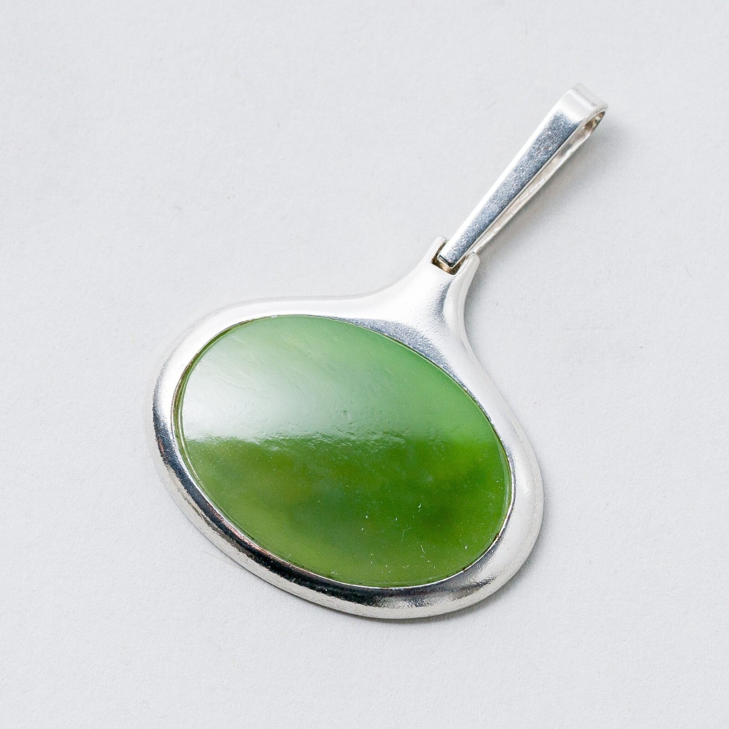 Anhänger 835 Silber Grün 4,2 cm 10,51 g0