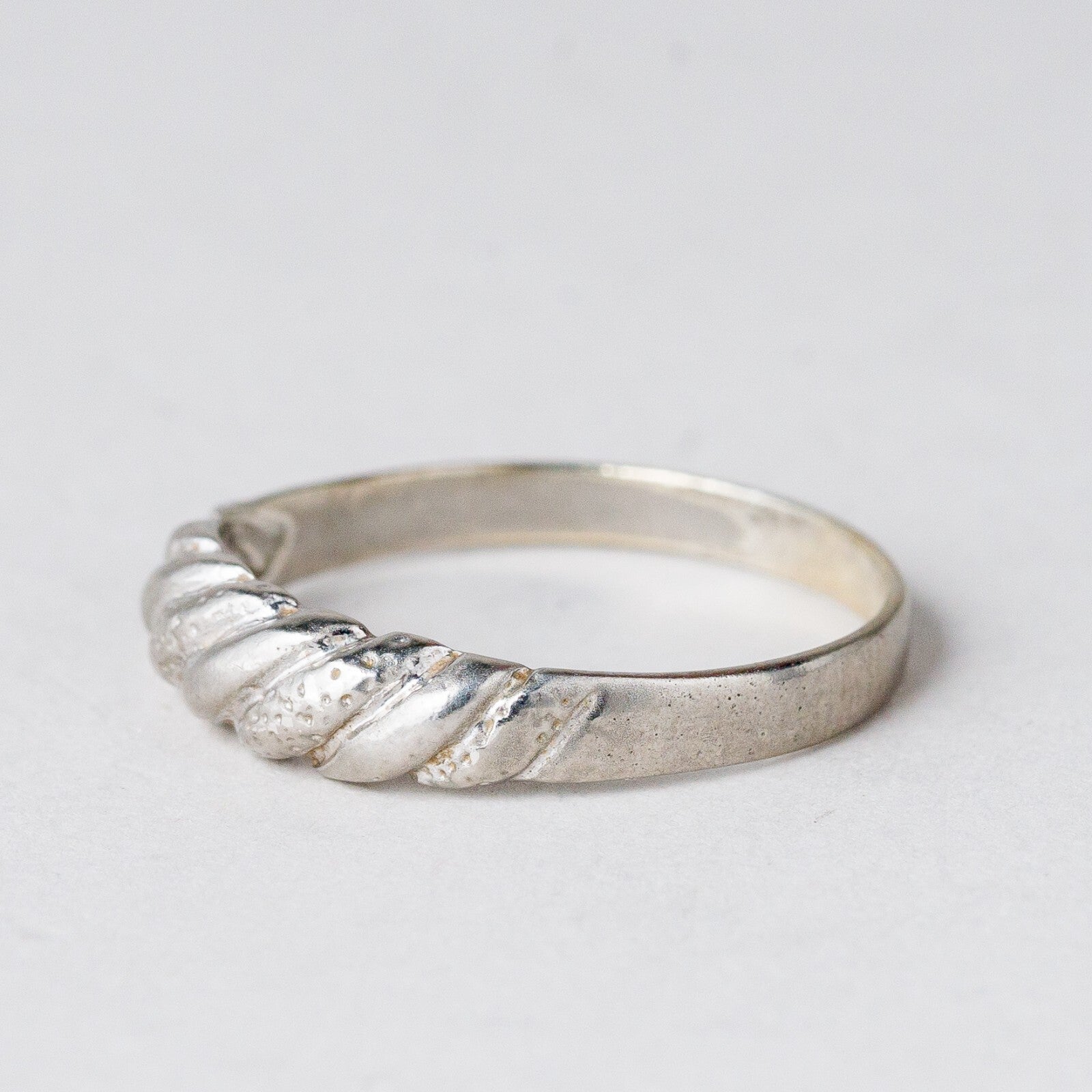 Silber Ring 925 Größe 58 (18,4 mm Ø) 1,51 g1