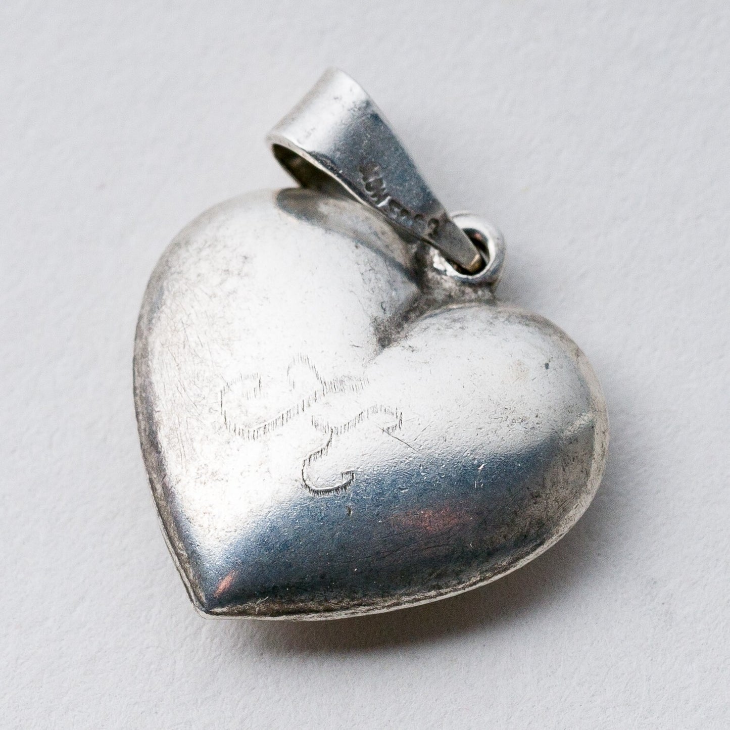Anhänger Silber Herz "W" "K" 2 cm 1,72 g3