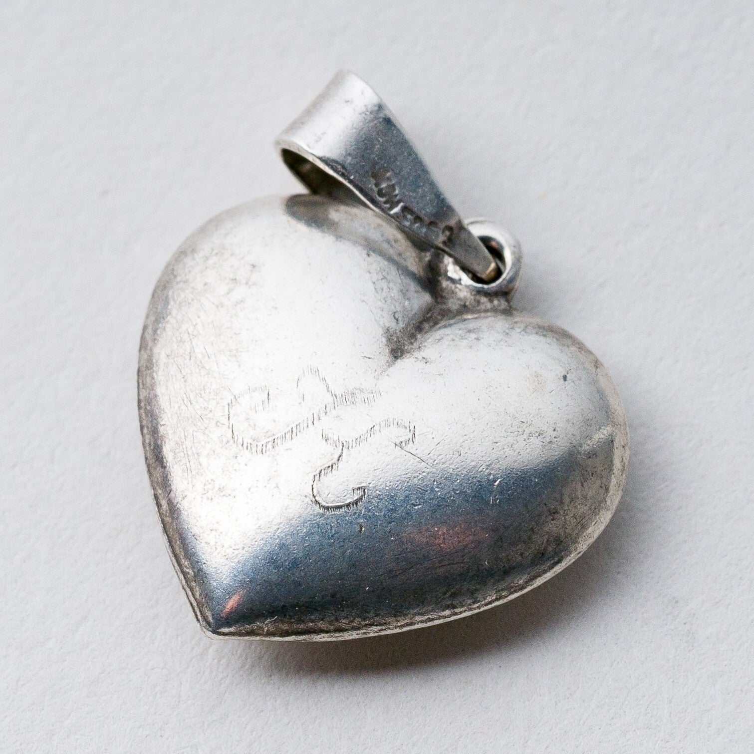 Anhänger Silber Herz "W" "K" 2 cm 1,72 g3