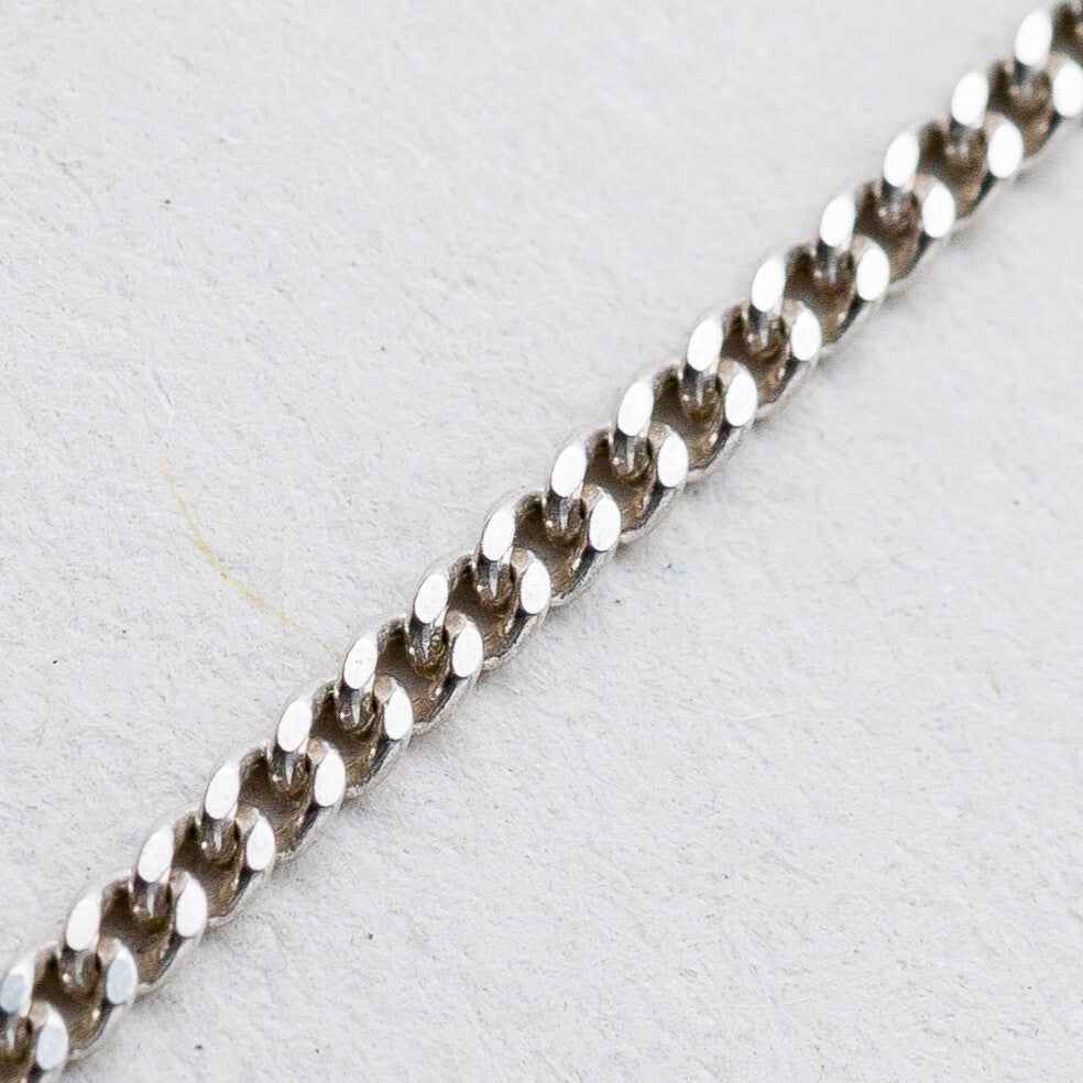 Halskette Panzerkette 835 Silber 40,5 cm 2,26 g2